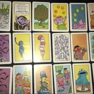 Vintage Sesame. Street Number Flash Cards
